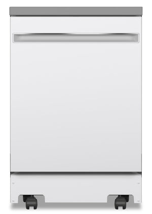 Lave-vaisselle portatif GE de 24 po à commandes sur le dessus – GPT225SGLWW