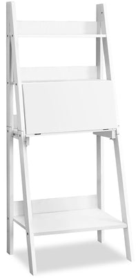 Bureau de style échelle Darian de 25,5 po - blanc