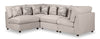 Sofa sectionnel Evolve 4 pièces - gris