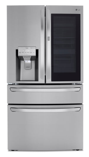 Réfrigérateur LG 30 pi³ portes françaises et système InstaViewMC porte dans la porteMD – LRMVS3006S