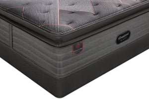 Ensemble matelas à Euro-plateau épais Exquisite Signature de Beautyrest BlackMD pour lit double