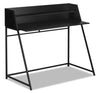 Bureau Lawson de 47,25 po avec petite crédence - noir