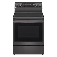  Cuisinière intelligente électrique LG de 6,3 pi³ avec friture à air et convection véritable - acier …