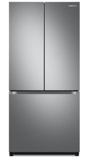Réfrigérateur Samsung de 17,5 pi³ à portes françaises - RF18A5101SR/AA