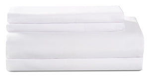 Masterguard® Ultra Advanced 4-Piece Queen Sheet Set - White|Ensemble de draps Ultra Advanced MasterguardMD 4 pièces pour grand lit - blanc|WHTESSQS