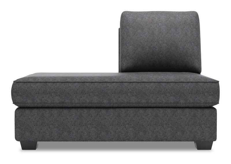 Sofa Lab Roll LAF Chaise Return - Luxury Charcoal 