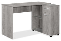  Bureau Bristol en forme de L - gris