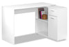 Bureau Zoe en forme de L - blanc