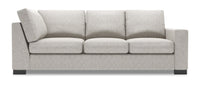  Sofa de droite pour rallonge Track de la collection Sofa Lab - Luxury Silver 