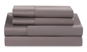 Ensemble de draps Hyper-CottonMC BEDGEARMD divisés pour très grand lit - gris