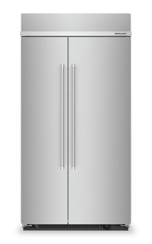 Réfrigérateur encastré KitchenAid de 25,5 pi³ à compartiments juxtaposés - KBSN702MPS