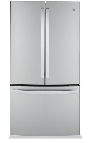 Réfrigérateur GE de 23,1 pi³ à portes françaises de profondeur comptoir - GWE23GYNFS