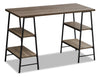 Bureau Jonnie de 47,25 po avec pattes de type chevalet - taupe