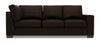 Sofa de droite pour rallonge Track de la collection Sofa Lab - Luxury Chocolate