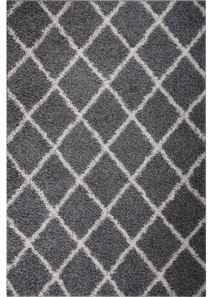 Carpette Austin grise - 5 pi x 7 pi