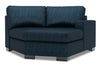 Fauteuil Cuddler de droite Track de la collection Sofa Lab - Luxury Indigo