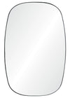 Miroir ovale noir - 24 po x 36 po
