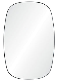  Miroir ovale noir - 24 po x 36 po 