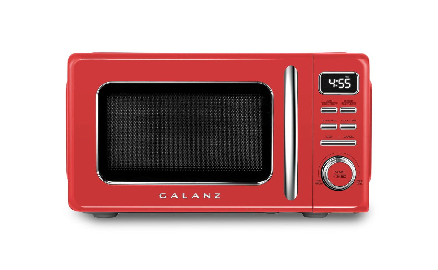 Galanz Four à micro-ondes retro de 0,7 pi3, Rouge