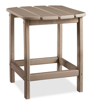 Table de bout Bask pour la terrasse - taupe