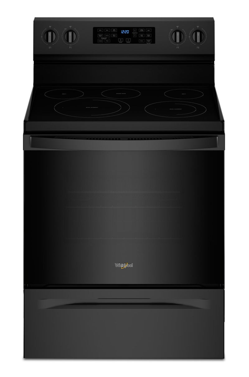Whirlpool 5.3 Cu. Ft. Electric Range with 5-in-1 Air Fry Oven - YWFE550S0LB 