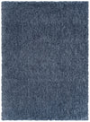Carpette à poil long Lawson bleue - 7 pi 9 po x 9 pi 5 po