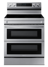  Cuisinière intelligente électrique amovible Samsung de 6,3 pi³ avec friture à air - acier inoxydable…