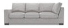 Sofa de gauche pour rallonge Track de la collection Sofa Lab - Luna Domino