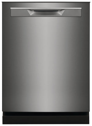 Lave-vaisselle encastré Frigidaire Gallery de 24 po et de 49 dBA avec commandes sur le dessus - acier inoxydable noir Smudge-ProofMC - GDPP4517AD 