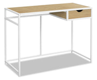 Bureau Everly de 42,25 po avec tiroir - naturel