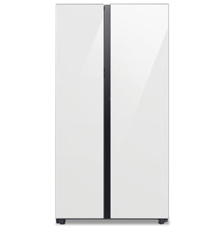 Réfrigérateur Bespoke de Samsung de 22,6 pi³ de profondeur comptoir à compartiments juxtaposés - RS23CB760012AA 