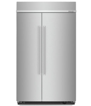 Réfrigérateur encastré KitchenAid de 30 pi³ à compartiments juxtaposés - KBSN708MPS