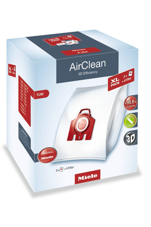 Sacs à poussière AirClean 3D Efficiency FJM de Miele, ensemble de 8 - 10455190