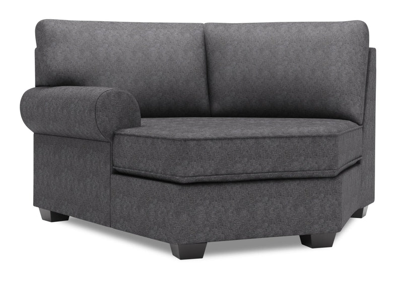 Sofa Lab Roll LAF Cuddler - Luxury Charcoal 