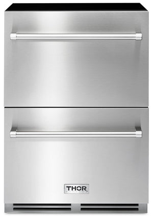 Réfrigérateur-tiroir Thor Kitchen de 5,4 pi3 pour l’intérieur et l'extérieur - TRF24U