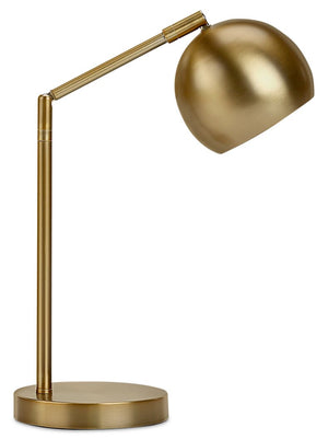 Lampe de table de 19 po en métal - dorée