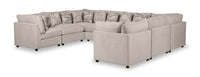  Sofa sectionnel Evolve 8 pièces - gris