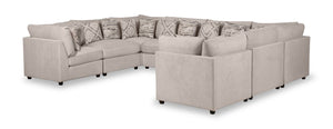 Sofa sectionnel Evolve 8 pièces - gris