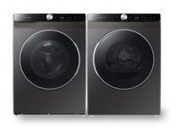  Laveuse à chargement frontal de 2,5 pi³ et sécheuse électrique de 4 pi³ de Samsung – gris inox 