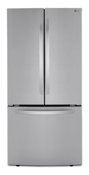 Réfrigérateur LG de 25,1 pi³ à portes françaises - LRFNS2503S