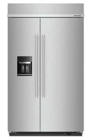Réfrigérateur encastré KitchenAid de 29,4 pi³ à compartiments juxtaposés - KBSD708MSS