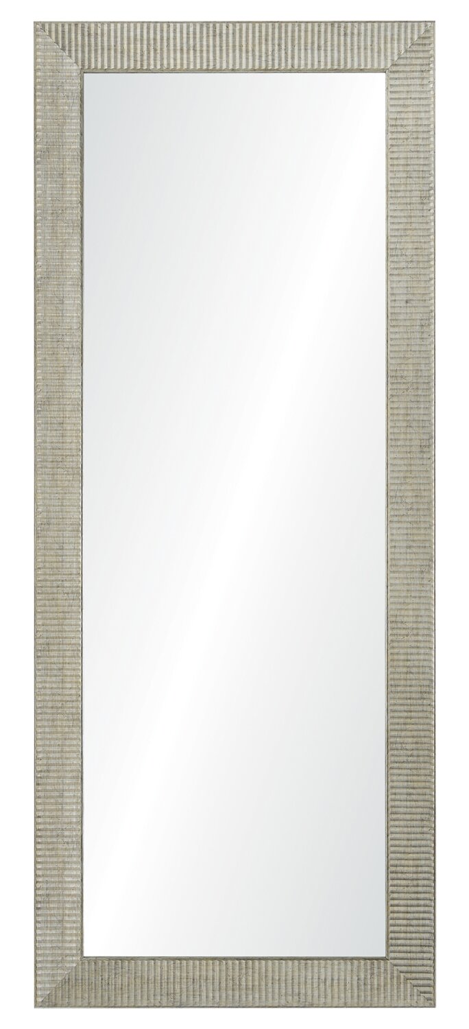 Long Silver Art Deco Mirror - 32" x 80" 