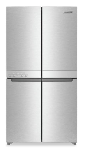 Réfrigérateur KitchenAid de 19,4 pi³ à 4 portes de profondeur comptoir - KRQC506MPS