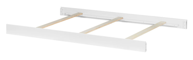 Harper Full Bed Converter Rails - Snow White - Traditional style Bed Rails in Snow White Solid Woods
