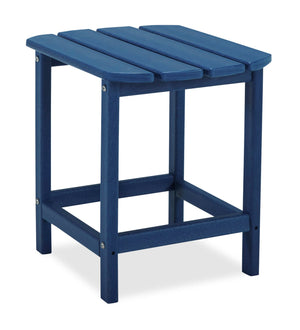 Table de bout Bask pour la terrasse - bleue