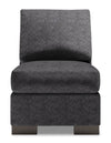 Fauteuil sans accoudoirs Track de la collection Sofa Lab - Luxury Charcoal