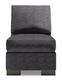  Fauteuil sans accoudoirs Track de la collection Sofa Lab - Luxury Charcoal 