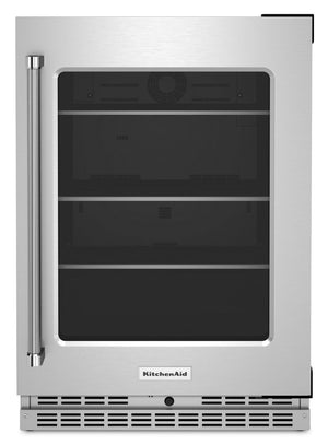 Réfrigérateur sous le comptoir KitchenAid de 5,2 pi³ avec ouverture vers la droite - KURR314KSS