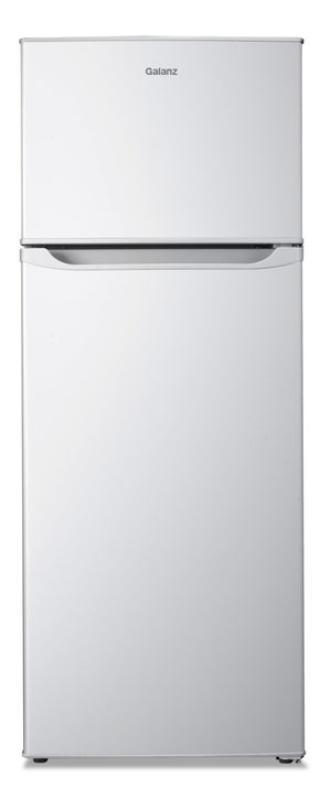Réfrigérateur Galanz compact de 7,6 pi3 à congélateur supérieur - GLR76TWEE