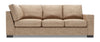 Sofa de droite pour rallonge Track de la collection Sofa Lab - Luxury Taupe